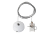 CEILING PLATE TRACK WH + WIRE Azzardo AZ4782 biały