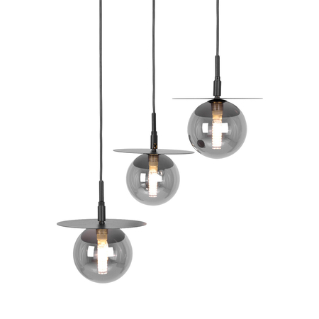 Lampa wisząca Kaja FERMI K-5385 czarny, grafitowy
