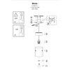 Lampa wisząca Miele duża 1xE27 złota/dymna LP-866/1P SM/GD