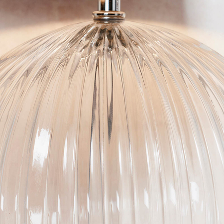 Lampa stołowa Endon Lighting Jemma 81896 nikiel