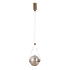 Lampa wisząca Italux Rastia PND-34361-S-HBR-AMB złoty