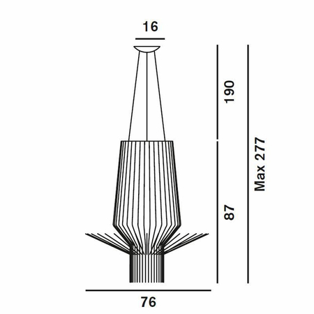 Lampa wisząca Foscarini 1690173-71 Allegretto Assai