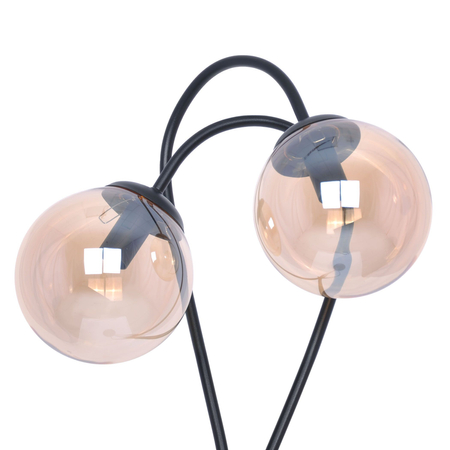 Lampa podłogowa FLORO Kaja K-5129 bursztynowy