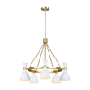 Żyrandol Elstead Lighting Joan biały FE-JOAN5-MW