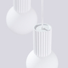 Sollux Lighting Lampa wisząca HALO 3P biała SL.1710