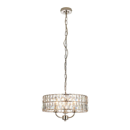 Lampa wisząca Endon Lighting Clifton 104466 nikiel