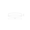 Plafon LID ROUND LED 50W Nowodvorski 10410 czarny