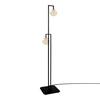 Lampa podłogowa Kaja EMIR K-5769 bursztynowy, czarny