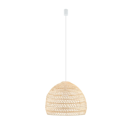 Lampa wisząca Nowodvorski BOHO M 11151 Naturalne drewno Biały