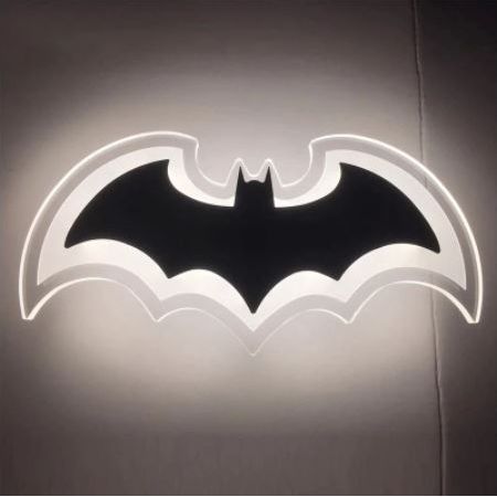 Lampa ścienna LED Nietoperz Abigali Batman