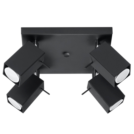 Sollux Lighting Plafon MERIDA 4 szary SL.0458