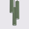Sollux Lighting Lampa wisząca KARBON 3P zielona oliwka SL.1614