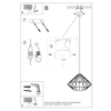 Sollux Lighting Lampa wisząca UMBERTO biała SL.0293