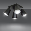 Lampa wisząca PRISM 4 BLACK / WHITE Emibig 385/4 biały/czarny