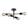 Lampa wisząca Italux Piansi PND-4025-4-BL Czarny mat