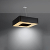 Sollux Lighting Żyrandol URANO 80 czarny SL.0828
