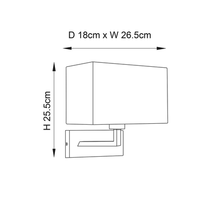Kinkiet Endon Lighting Piccolo 96751-CH chrom