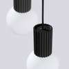 Sollux Lighting Lampa wisząca HALO 3P czarna SL.1715