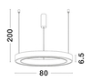 Lampa wisząca Luces Exclusivas BARI - czarny mat LE43275