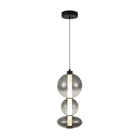 Lampa wisząca Italux Sonte PND-24352V-24W-BK-SG Czarny mat