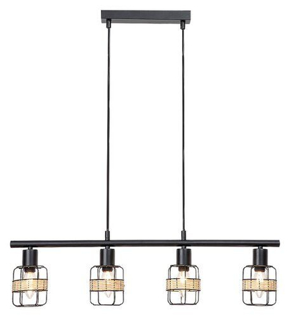 Lampa wisząca Rabalux Indiana 5284 czarny