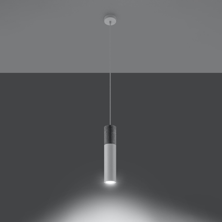 Sollux Lighting Lampa wisząca BORGIO 1 biały SL.0647