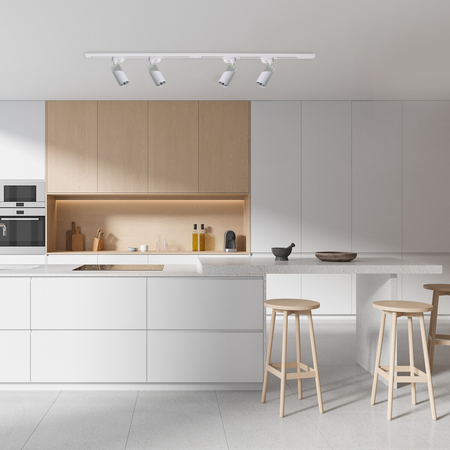 Milagro NEO WHITE CHROME TRACK 1xGU10 ML0286 BIAŁY + CHROM