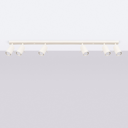 Sollux Lighting Plafon RING 6L biały SL.0333