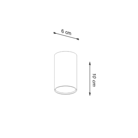 Sollux Lighting Plafon LAGOS 10 czarny SL.1000