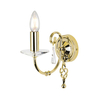 Kinkiet Elstead Lighting Aegean mosiądz AG1-POL-BRASS
