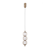 Lampa wisząca Italux Pedro PND-34405-3V-HBR Złoty