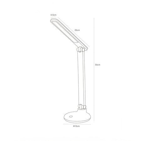 Lampa biurkowa Zuma Line 1913-WH LAMPA BIURKOWA BIAŁA/WHITE