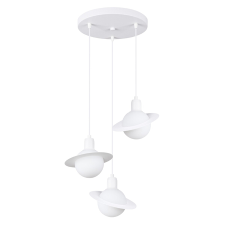 Sollux Lighting Lampa wisząca HYPERION 3P biały SL.1357