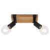 Spot Italux Molini SPL-2079-2 Czarny, drewno