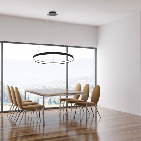 Lampa wisząca LED Zuma Line LA0722/1-BK Circle 110