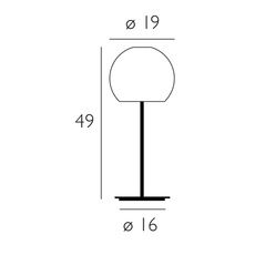 Lampa stołowa Casablanca BA11-T59A Ball II