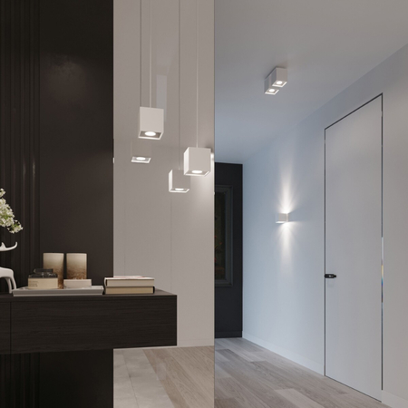Sollux Lighting Plafon QUAD 1 czarny SL.0022