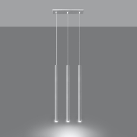 Sollux Lighting Lampa wisząca PASTELO 3 czarna SL.0470