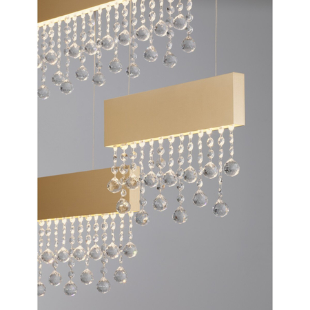 Lampa wisząca Luces Exclusivas OLEVIRA LE45146 złoty i odcienie złota