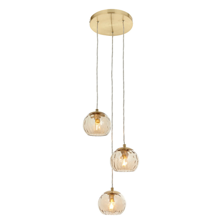 Endon Lighting Lampa wisząca 91971 mosiądz