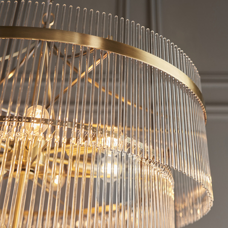 Lampa wisząca Endon Lighting Marietta 112576 mosiądz