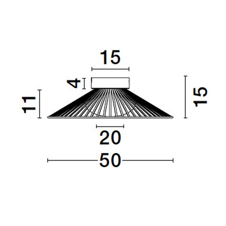 Lampa sufitowa Luces Exclusivas LE44250 czarny