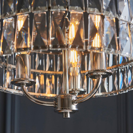 Lampa wisząca Endon Lighting Clifton 104466 nikiel