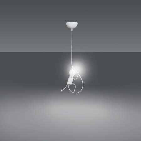 Lampa wisząca BOBI 1 WHITE Emibig 538/1 biały