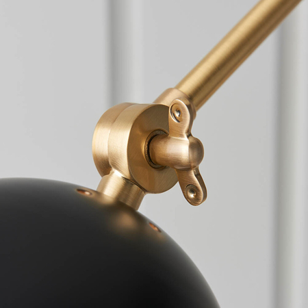 Kinkiet Endon Lighting Lehal 93142 mosiądz
