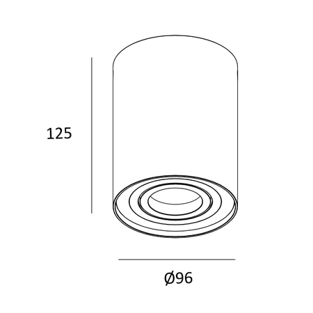 Spot sufitowy Rondoo 44805-Sliver Zuma Line