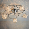 Lampa sufitowa Endon Lighting Talia 76595 chrom