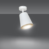 Lampa wisząca PRISM 1 WHITE / GOLD Emibig 407/1 biały/złoty