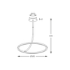 Lampa sufitowa Zuma Line E82907-01 CORIT LAMPA SUFITOWA CZARNA/BLACK