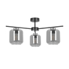 Lampa sufitowa Kaja PIEGA K-5516 czarny, grafitowy, srebrny